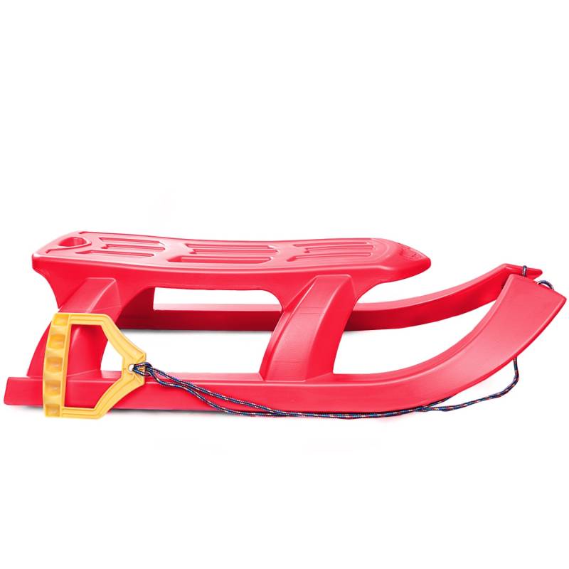 Ondis24 Kinderschlitten Rennrodel Bob Arrow mit Metallkufen Rot Schlitten von Ondis24