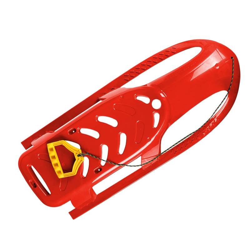 Ondis24 Kinderschlitten Rennrodel Bob Bullet mit Metallkufen Rot von Ondis24