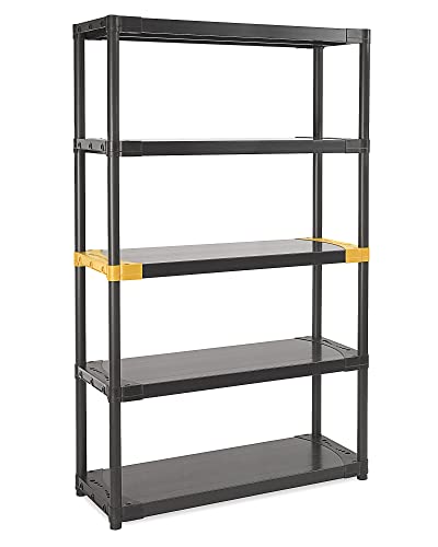 Ondis24 Kunststoffregal Schwerlastregal Workline 60, 4 Böden, 360kg Belastbarkeit, ca. 60 x 40 x 129 (H) cm, 90% Recycling Kunststoff… B0BHMLBLVG (1, 105 cm) von Ondis24