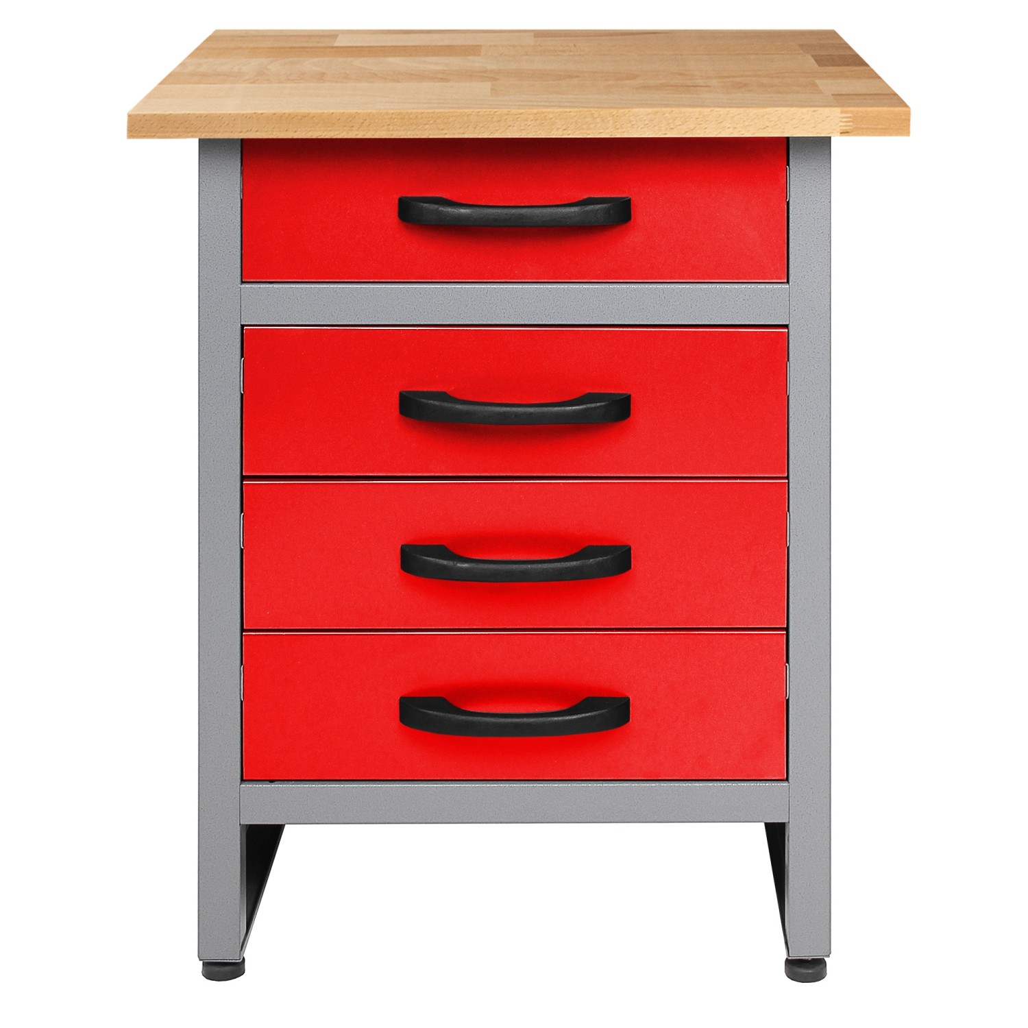 Ondis24 Werkbank Bernd 60 cm Rot H85 4 Schieber Werkstatteinrichtung von Ondis24