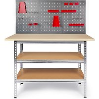 Ondis24 Werkstatt-Set, rot-grau, Metall Ondis24 Werkstatt-Set, rot-grau, Metall von Ondis24