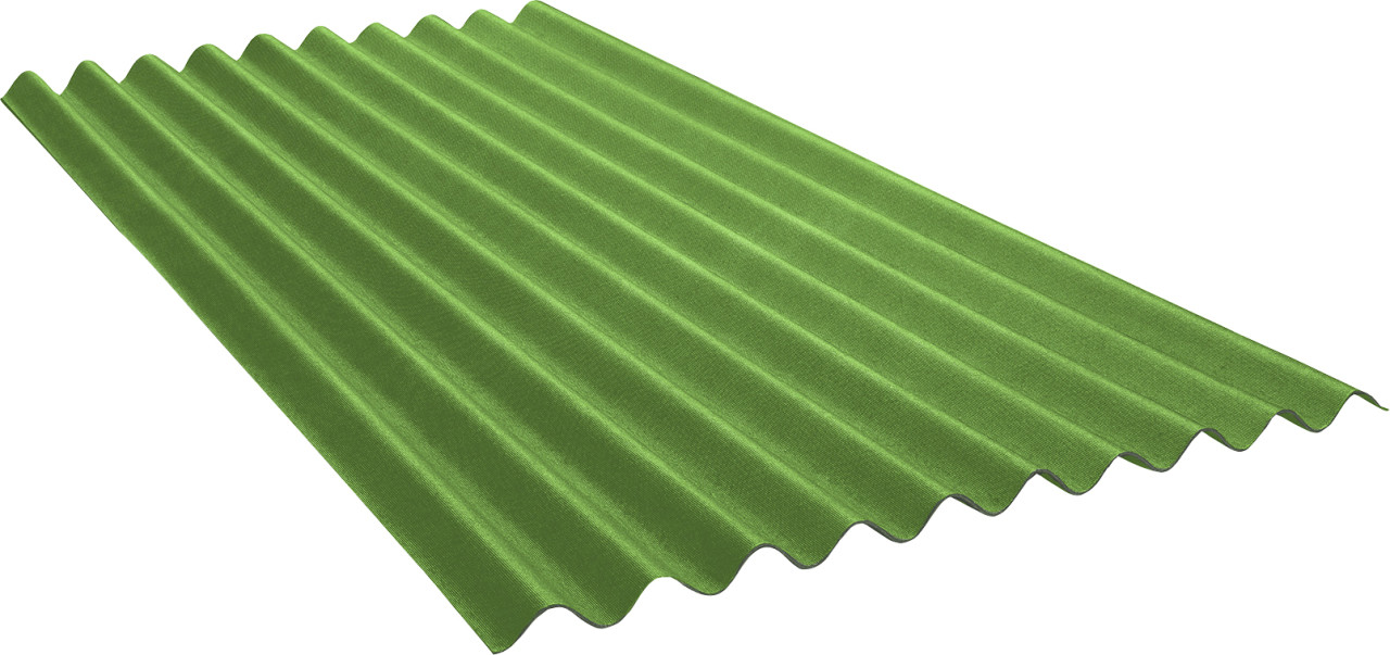 Onduline Bitumenwellplatte Ondalux 200 x 95 cm 2,6 mm grün von Onduline