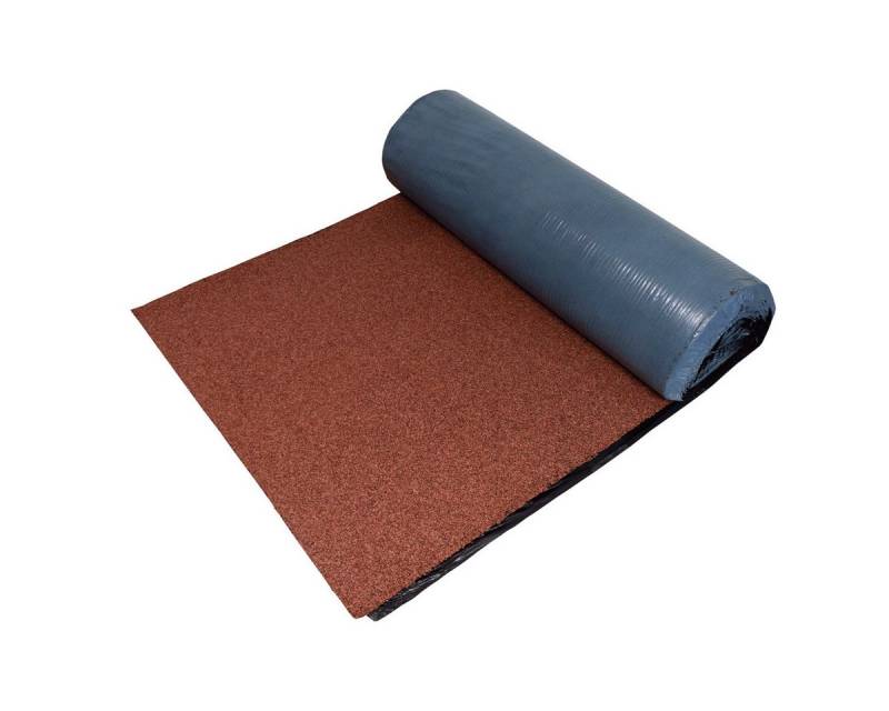 Onduline Dachbahn Dachbahn KSK Gartenhausbahn 50cm x 5m, Farbe: rot, (1-St), kaltselbstklebende Dachfolie von Onduline