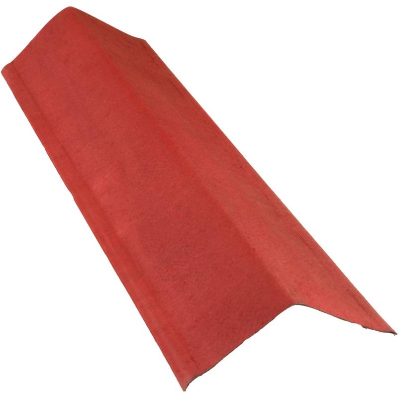 Onduline Ortgang Mattrot für Base Bitumenwellplatte 1.000 mm x 180 mm von Onduline