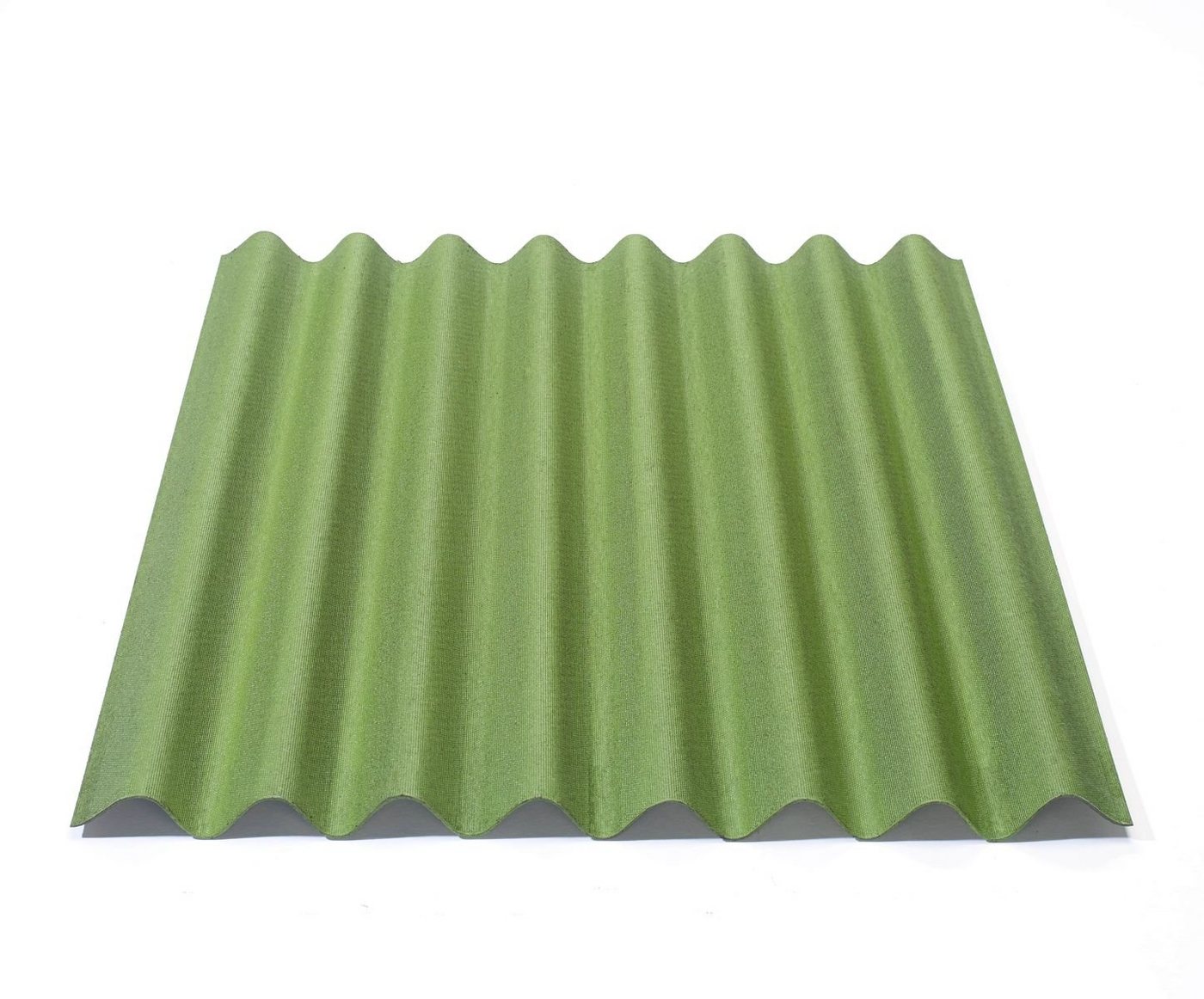Onduline Dachpappe Dachplatte Easyline® Wellplatte Gartenhaus, Farbe: grün, wellig, 0.76 m² pro Paket, (1-St), Größe: 1000 x 760 x 2,6 mm, Profil: 95/38 von Onduline