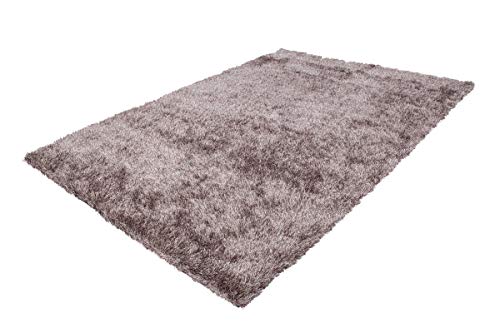 One Couture Hochflor Shaggy Teppich Langflor Uni Versch Modern Grau Beige Rosa Taupe Wohnzimmerteppich Esszimmerteppich Teppichläufer Flur-Läufer verschied. Farben, 100% Polyester, 200cm x 290cm von One Couture