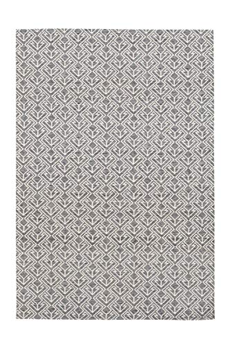 One Couture Outdoor Teppich Zick Zack Ethno Muster Terasse Balkon Teppiche Grau Beige Taupe Wohnzimmerteppich Esszimmerteppich Teppichläufer Flur-Läufer, Größe:120cm x 170cm von One Couture