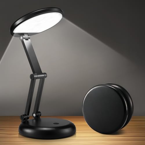 Tischlampe Kabellos,3600mAh LED Tischlampe Akku Tischleuchte Kabellos,10 Helligkeit LED Tischlampe Akku USB Aufladbar,Kabellose Tischlampe Akku Tischlampe Aufladbar,Tischlampe LED Lampe Akku Lampe von One Fire