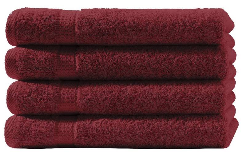 One Home Badetücher Royal, Frottee (4-St), mit Bordüre, saugfähig von One Home