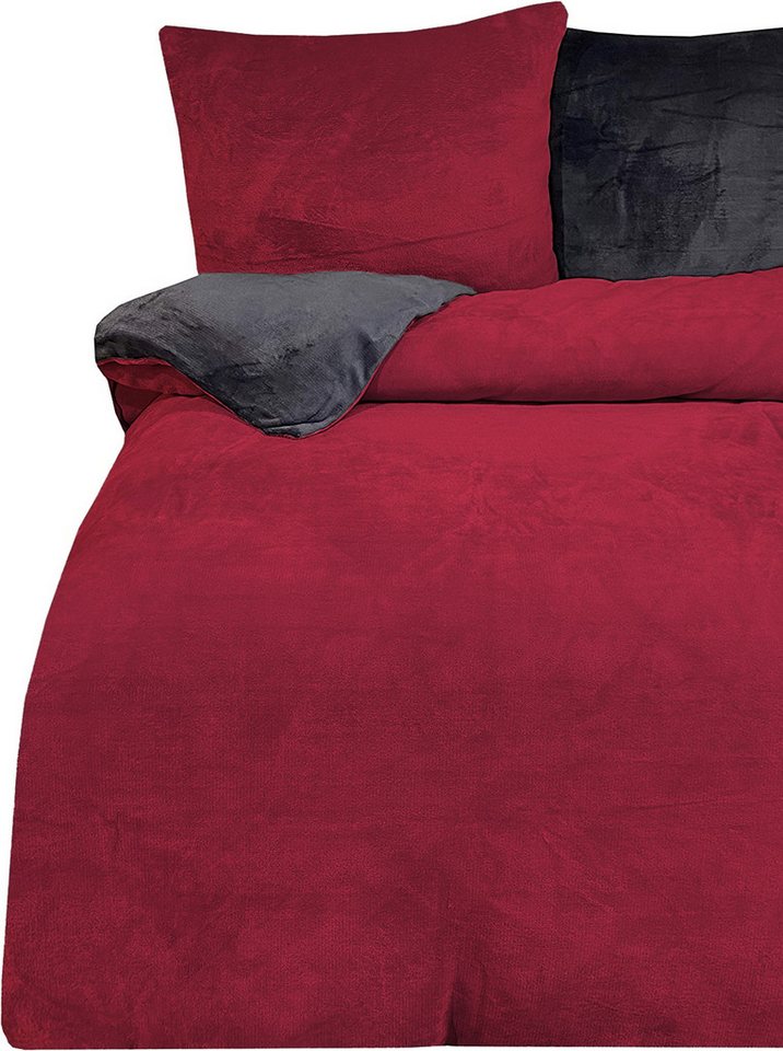 One Home Bettwäsche Winter Cashmere Touch, Fleece, 2 teilig, flauschig warmes Teddy Plüsch, Übergröße One Home Bettwäsche Winter Cashmere Touch, Fleece, 2 teilig, flauschig warmes Teddy Plüsch, Übergröße von One Home