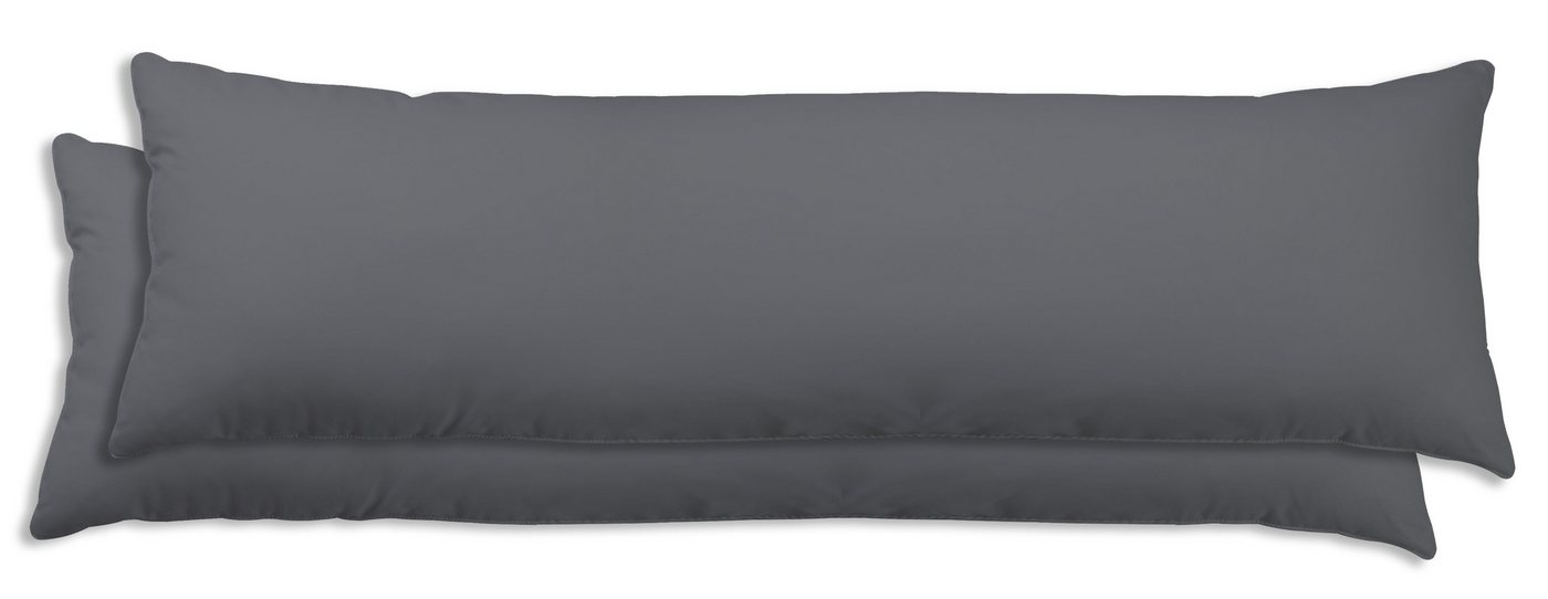 One Home Kissenbezüge Uni Seitenschläfer Bezüge, (2 Stück), Bezug für Seitenschläferkissen oder Stillkissen von One Home