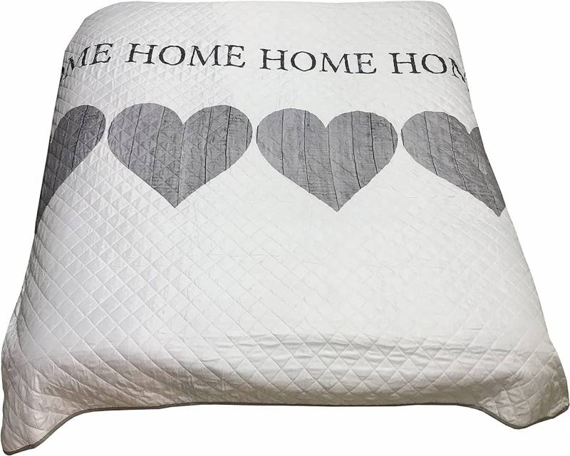 One Home Tagesdecke Herzen Home, gesteppt, Bettüberwurf oder Sofaüberwurf von One Home