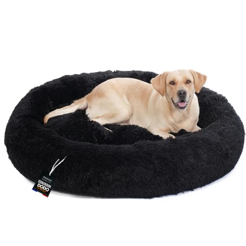 One PETS-TOP Hundekörbchen Waschbar Fluffy – Hundebett Donut Flauschig mit Abnehmbarem Bezug – Donut Hundebett Rund für Kleine & Große Hunde 115cm Durchmesser Schwarz One PETS-TOP Hundekörbchen Waschbar Fluffy – Hundebett Donut Flauschig mit Abnehmbarem Bezug – Donut Hundebett Rund für Kleine & Große Hunde 115cm Durchmesser Schwarz von One PETS-TOP