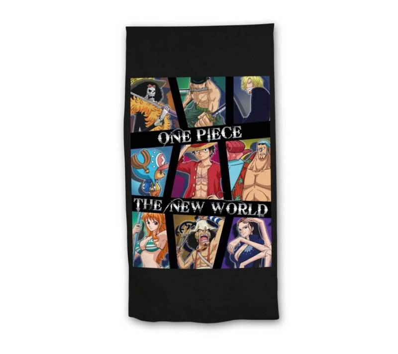 One Piece Anime Strandtuch One Piece Monkey D Ruffy and Crew Mikrofaser Badetuch 70x140 cm von One Piece Anime