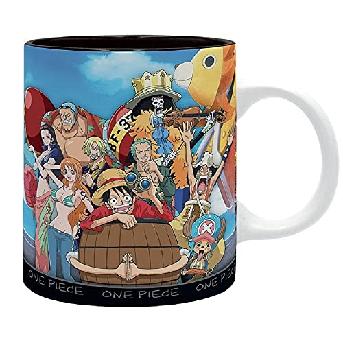 One Piece - Tasse - 1000 Logs - Kaffeebecher Luffy Ruffy - Strohhut Bande - Logo - Mug - Geschenkbox von One Piece