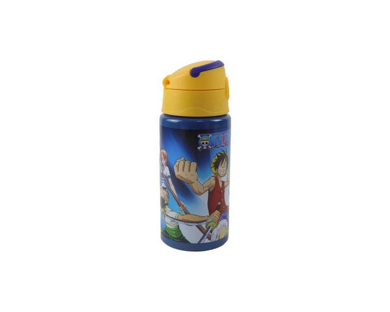 One Piece Trinkflasche One Piece Trinkflasche 500ml Alu mit Haken Anime Crew von One Piece