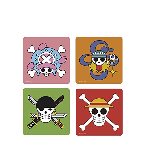 One Piece - Untersetzer 4er Set - Skulls Logo von One Piece