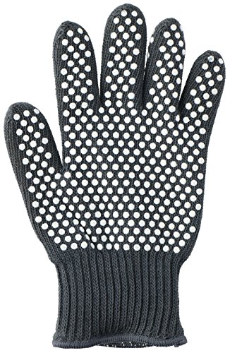 1 Unisex Grillhandschuh aus Strick mit Silikon/Ofenhandschuh/Topfhandschuh/BBQ Handschuh/Strickhandschuh zum Grillen, Backen, Kochen von Marzoon