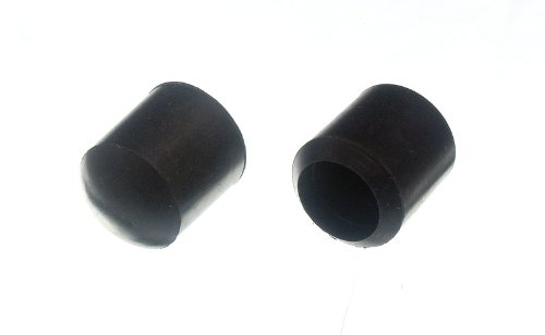 One Stop DIY Stuhlhülsen, Gummi, 19 mm, Schwarz, 500 Stück von One Stop DIY