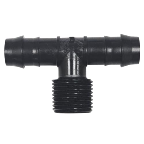 In den USA hergestellte Tropfbewässerungsarmaturen mit Widerhaken, 1,5 cm ID (16 oder 17 mm), 10 Stück (16 mm, schwarz) von One Stop Outdoor