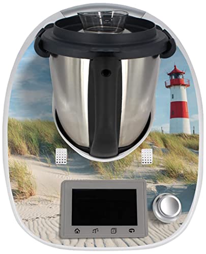 One-Wheel | selbstklebende Folie passend für Thermomix TM5 | Schlag- & Stoßschutz | Klebefolie Design Leuchtturm Sylt Farbe blau | Aufkleber Motiv: Maritim One-Wheel | selbstklebende Folie passend für Thermomix TM5 | Schlag- & Stoßschutz | Klebefolie Design Leuchtturm Sylt Farbe blau | Aufkleber Motiv: Maritim von One-Wheel