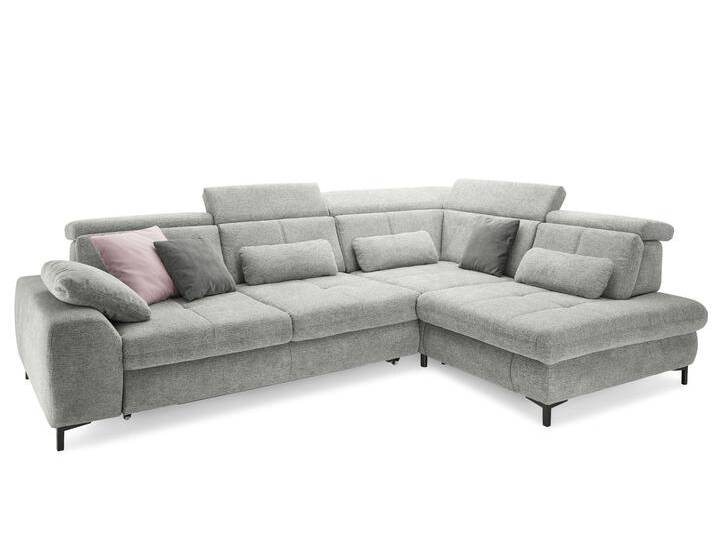 Musterring Set One Ecksofa 3400 R mit Funktionen Grau von One