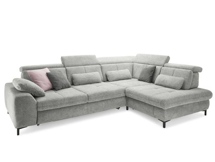 Musterring Set One Ecksofa 3400 R mit Funktionen Grau von One