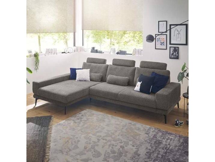 set one SO 3600 Ecksofa Dunkelgrau von One