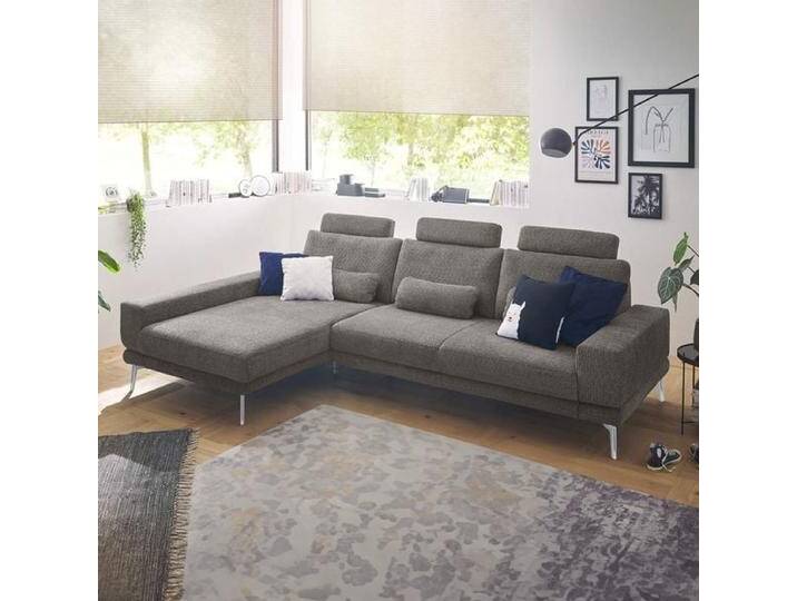 set one SO 3600 Ecksofa Dunkelgrau von One