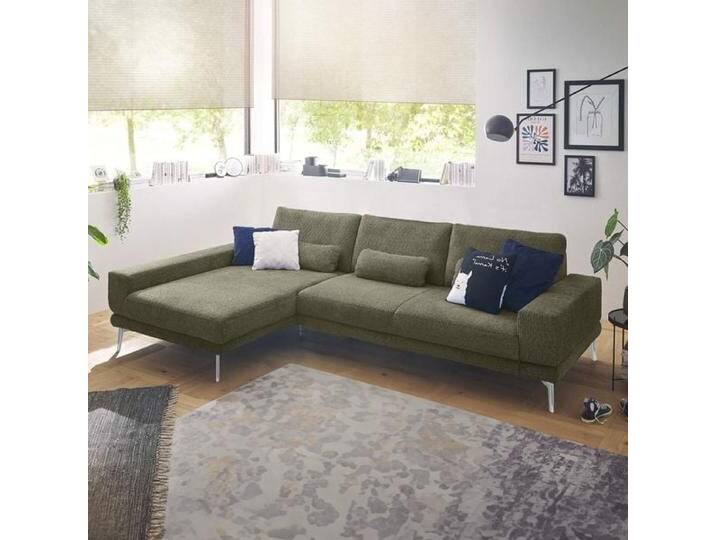 set one SO 3600 Ecksofa Grün von One