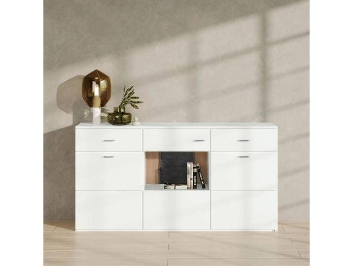 set one Tacoma Sideboard 180,1x43,6x95,1cm Weiß von One