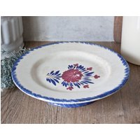 Alte Gien-Obstschale Aus Eisenstein Mit Blumendekor Alte Gien-Obstschale Aus Eisenstein Mit Blumendekor von OneDayInFrance