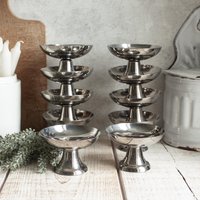 Set Mit 10 Vintage-Dessertschalen Aus Edelstahl Von Guy Degrenne Set Mit 10 Vintage-Dessertschalen Aus Edelstahl Von Guy Degrenne von OneDayInFrance