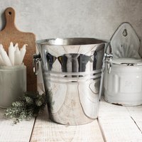 Silberner Champagnerkühler Aus Metall Silberner Champagnerkühler Aus Metall von OneDayInFrance