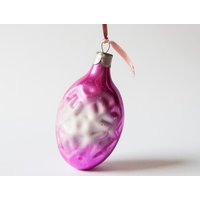 Vintage Glas Schneeflocke Ornament Weihnachtsgeschenk Strahlende Orchidee Weiße von OneEraLate