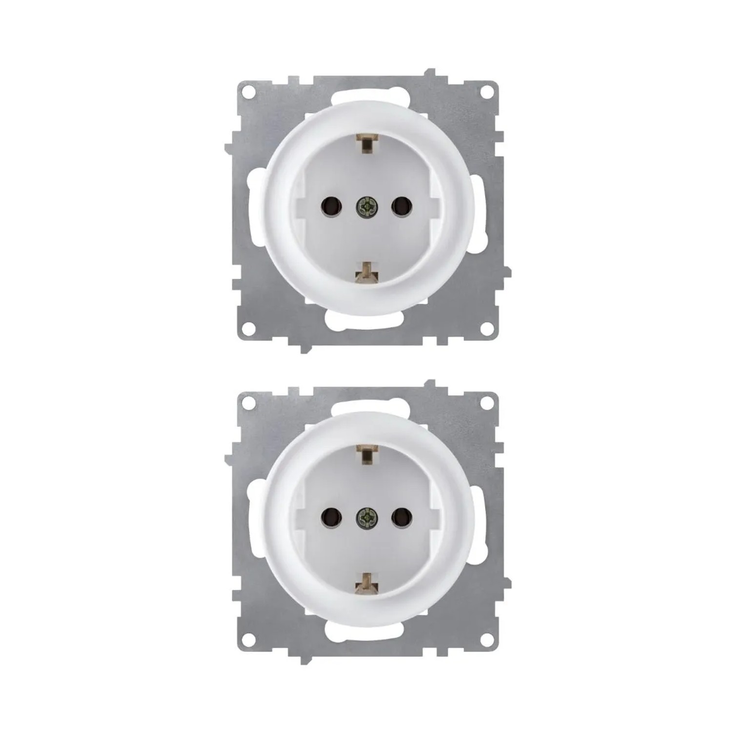 OneKeyElectro 2x Schuko Steckdosen Set Weiß OneKeyElectro 2x Schuko Steckdosen Set Weiß von OneKeyElectro
