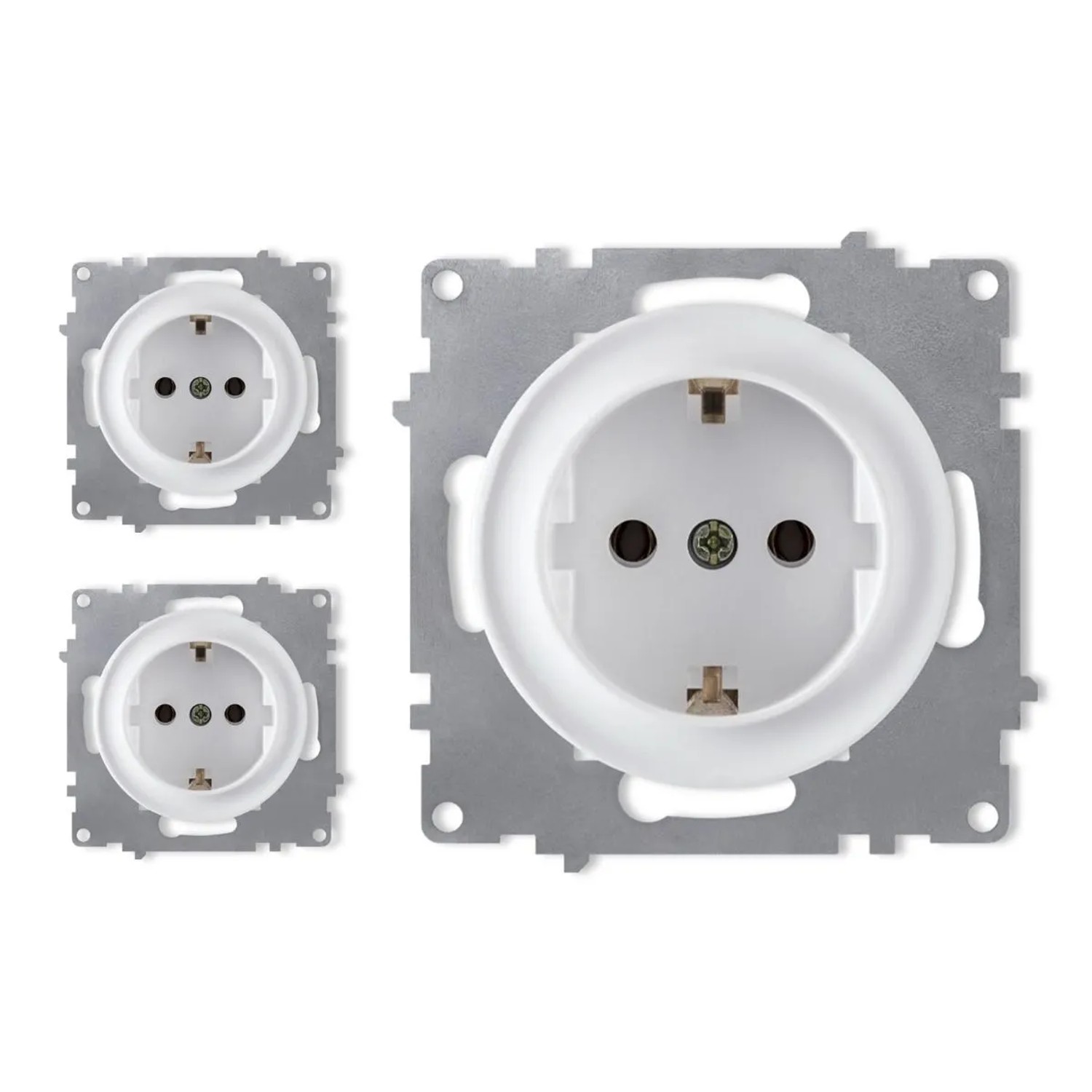 OneKeyElectro 3x Schuko Steckdosen Set Weiß OneKeyElectro 3x Schuko Steckdosen Set Weiß von OneKeyElectro