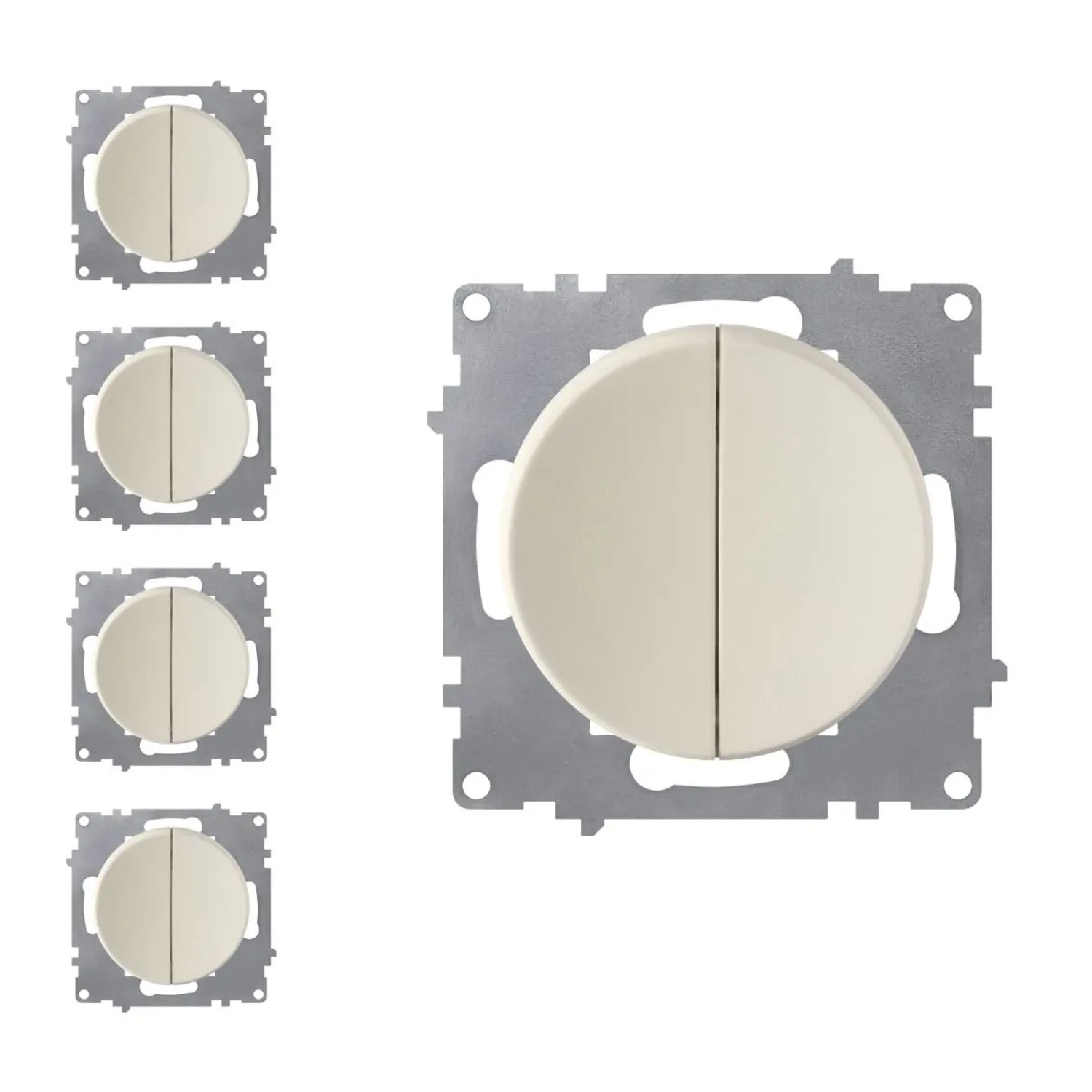OneKeyElectro 5x Serienschalter Set Beige OneKeyElectro 5x Serienschalter Set Beige von OneKeyElectro