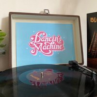 Dancing Machine - Lyrics Musik A4 Sample Sale Poster Print Geschenk von OneLouderPrints