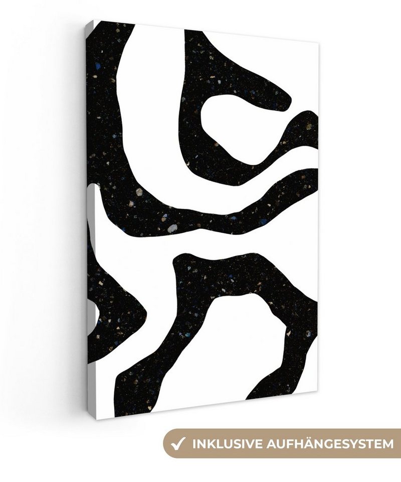 OneMillionCanvasses® Leinwandbild Abstrakt - Minimalismus - Design, (1 St), Leinwandbild fertig bespannt inkl. Zackenaufhänger, Gemälde, 20x30 cm von OneMillionCanvasses®