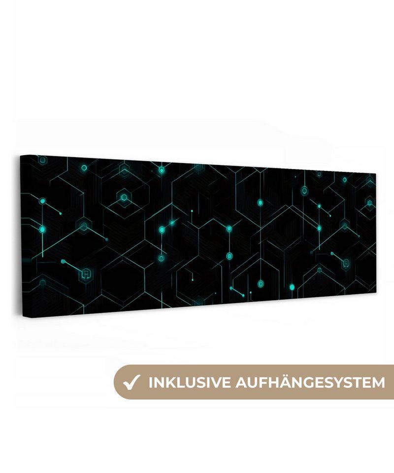 OneMillionCanvasses® Leinwandbild Panorama 3-2, Fotodruck (1 St), Wandbild, Deko Schlafzimmer Wohnzimmer Flur 60x20 cm von OneMillionCanvasses®