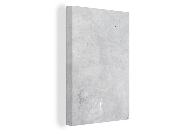 OneMillionCanvasses® Leinwandbild Verwitterung - Beton - Bauwerke - Vintage - Industriell - Grau, (1 St), Leinwand Canvas Wandbild, Wanddekoration 20x30 cm von OneMillionCanvasses®