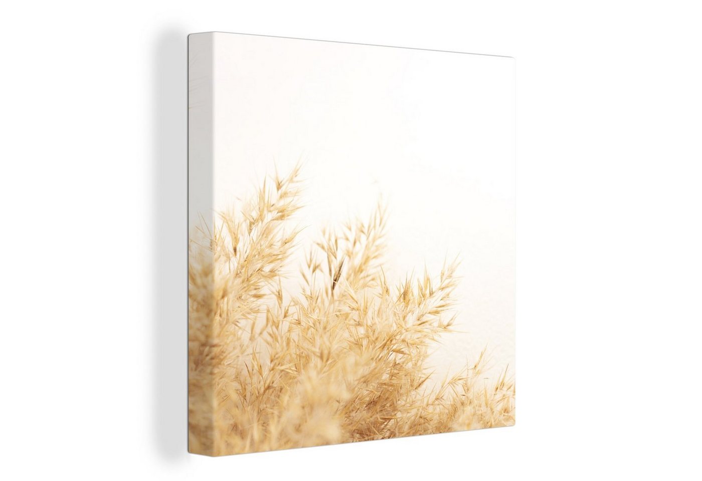 OneMillionCanvasses® Leinwandbild Weizen - Natur - Sonne, (1 St), Leinwand Bilder für Wohnzimmer Schlafzimmer von OneMillionCanvasses®