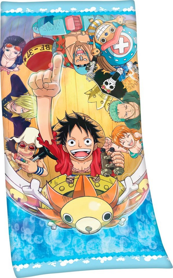 OnePiece Badetuch One Piece, Velours (1-St), hochfarbig bedruckt von OnePiece