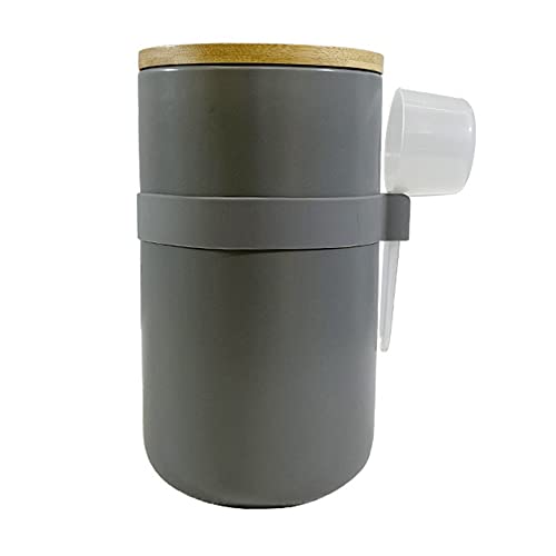 OnePine 1000ml/34 oz Vorratsdosen Keramik, Teedose Kaffeedose mit Löffel und deckel, aufbewahrungsdosen küche für Tee Kaffee Bohne Zucker Gewürz Nüsse Korn von OnePine