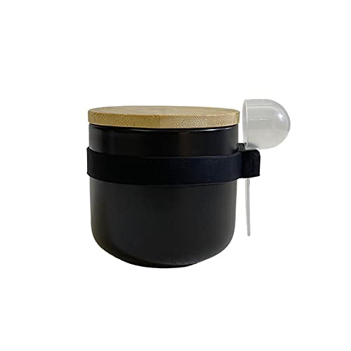 OnePine 260ml/9 oz Vorratsdosen Keramik, Teedose Kaffeedose mit Löffel und deckel, aufbewahrungsdosen küche für Tee Kaffee Bohne Zucker Gewürz Nüsse Korn von OnePine