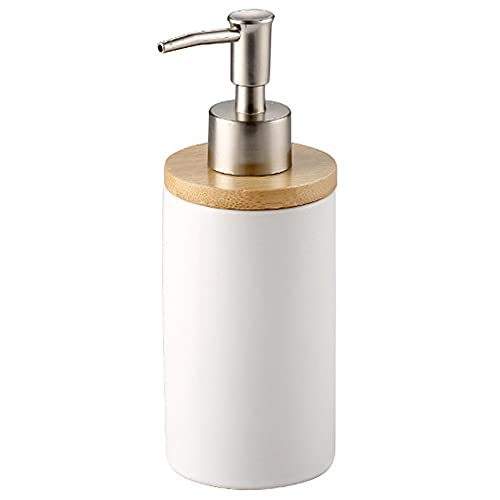 OnePine 400ml Keramik Seifenspender, Nordischer Stil, Lotionspender Soap Dispenser für Küche and Badezimmer von OnePine