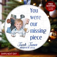 Adoption Christbaumschmuck, Individuelles Geschenk Für Adoptivkind von OneStopOrnamentShop