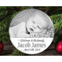 Neugeborenen Weihnachten Ornament, Babys Erstes Weihnachten, Baby Boy Girl Weihnachtsgeschenk, New Name von OneStopOrnamentShop