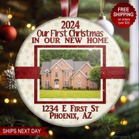 New Home Ornament - Erstes Weihnachten Im Neuen Zuhause Weihnachtsschmuck New Home Ornament - Erstes Weihnachten Im Neuen Zuhause Weihnachtsschmuck von OneStopOrnamentShop